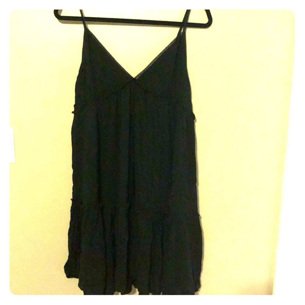 Women's Sleeveless Tiered Swing Dress - XXL
